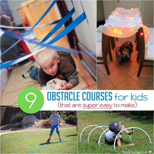 PlayingHome with TLC How to build kidfriendly obstacle courses