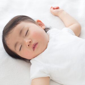 sleeping baby asian